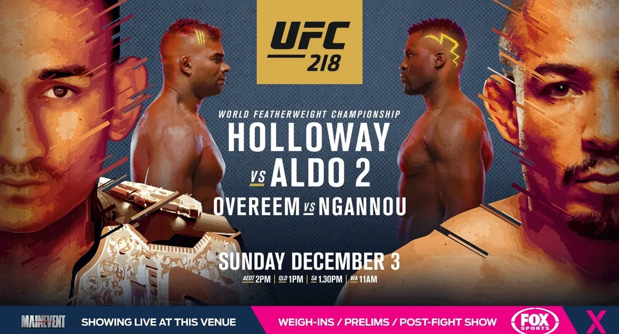 UFC 218: Holloway vs. Aldo 2