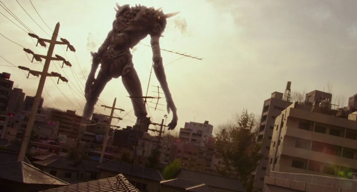 Giant God Warrior Appears in Tokyo