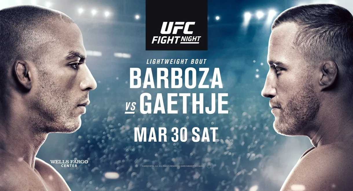 UFC on ESPN 2: Barboza vs Gaethje