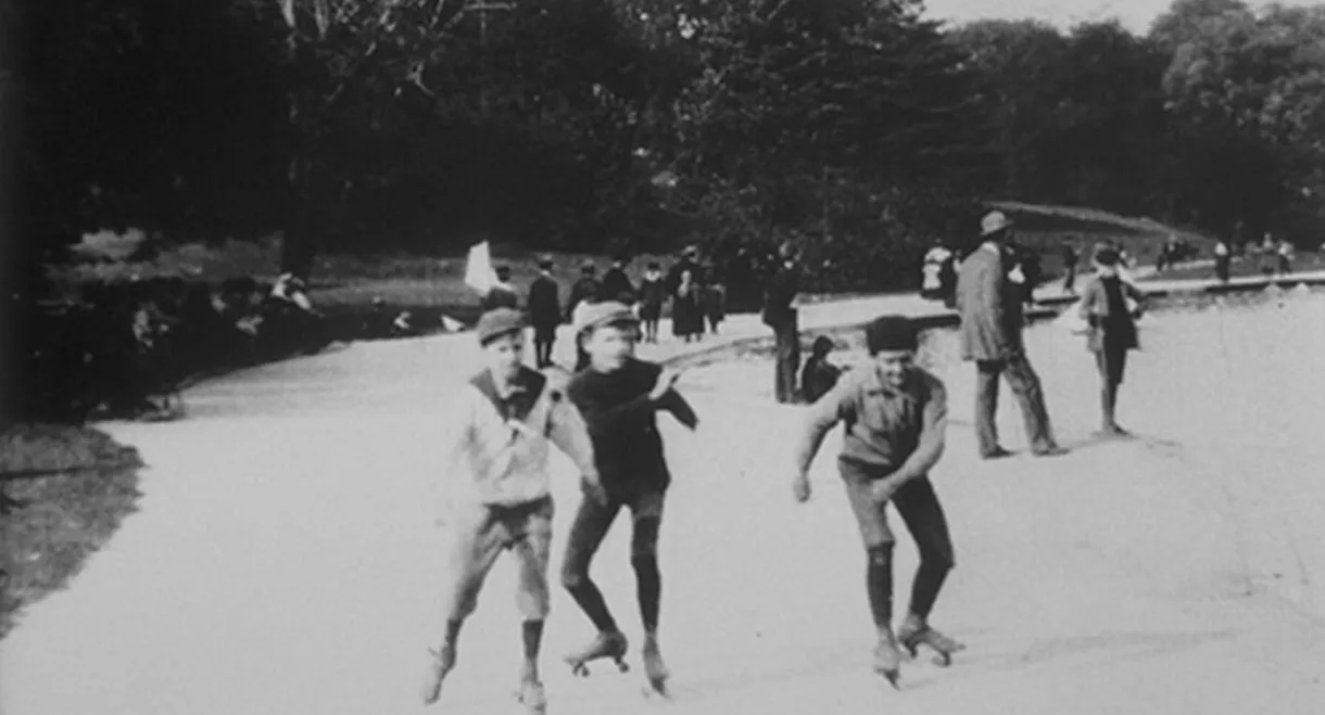 New York, patineurs au Parc central