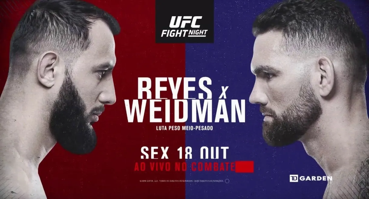 UFC on ESPN 6: Reyes vs. Weidman