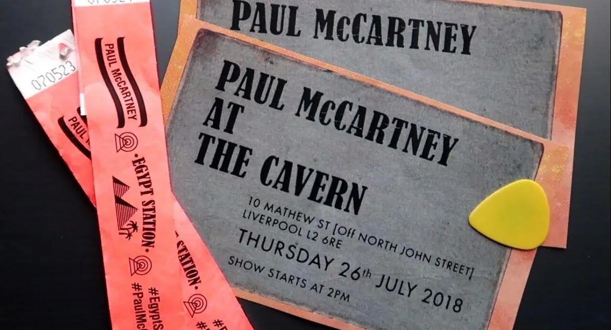 Paul McCartney at the Cavern Club