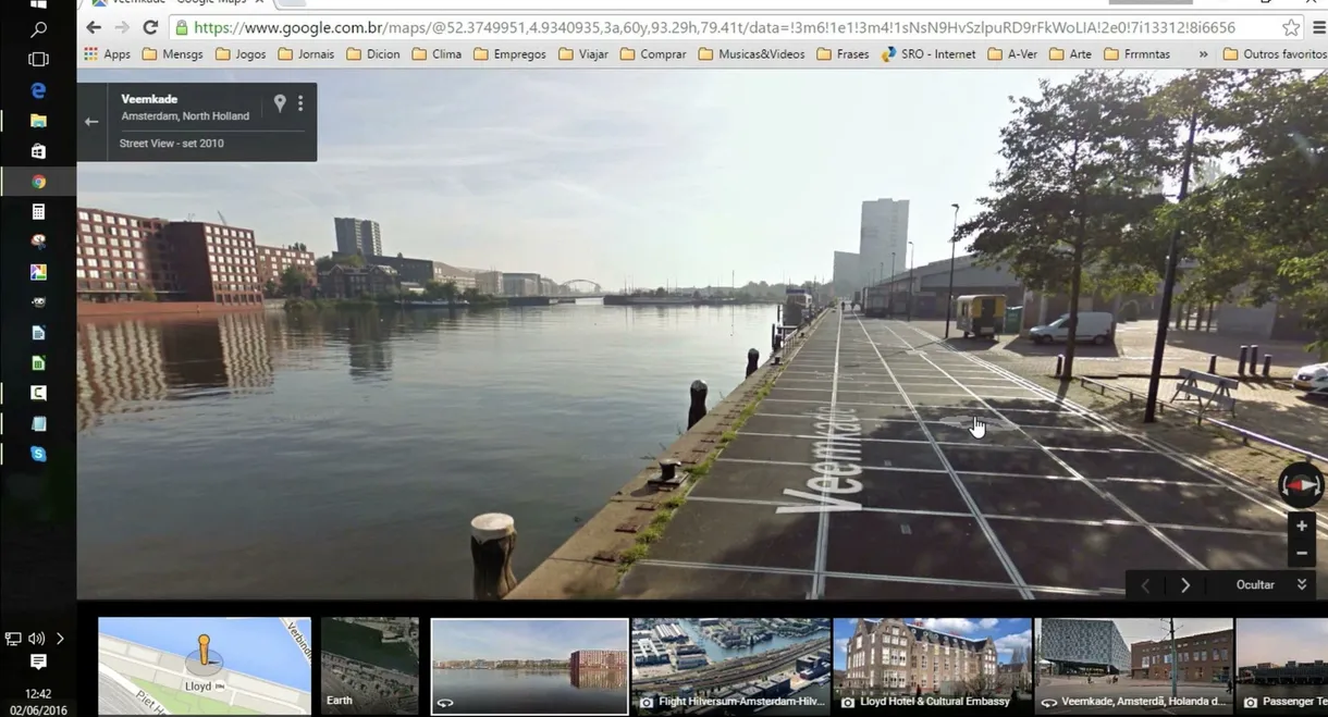 Visit to Lloyd Hotel via Google Earth
