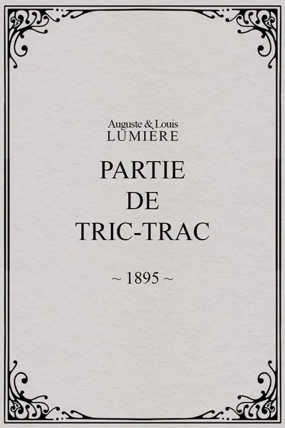 Partie de tric-trac