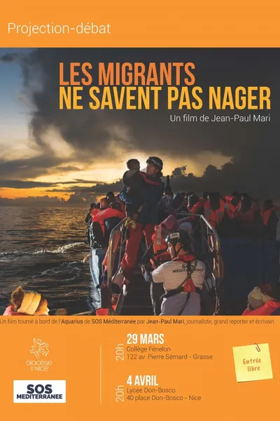 Les migrants ne savent pas nager