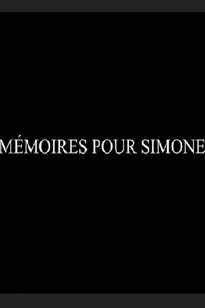 Mémoires pour Simone