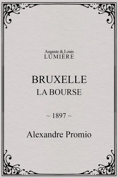 Bruxelles, la bourse
