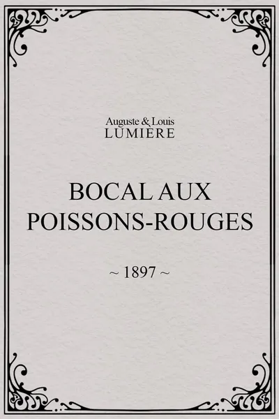 Bocal aux poissons rouges