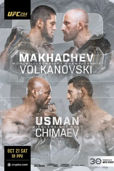 UFC 294: Makhachev vs. Volkanovski 2