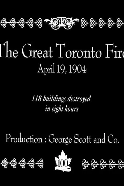 The Great Toronto Fire, Toronto, Canada, April 19, 1904